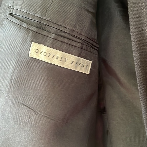 Geoffrey Beene, Black, Pin Striped Suit - Picture 3 of 8